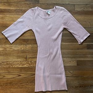 Pink sweater dress from Spain